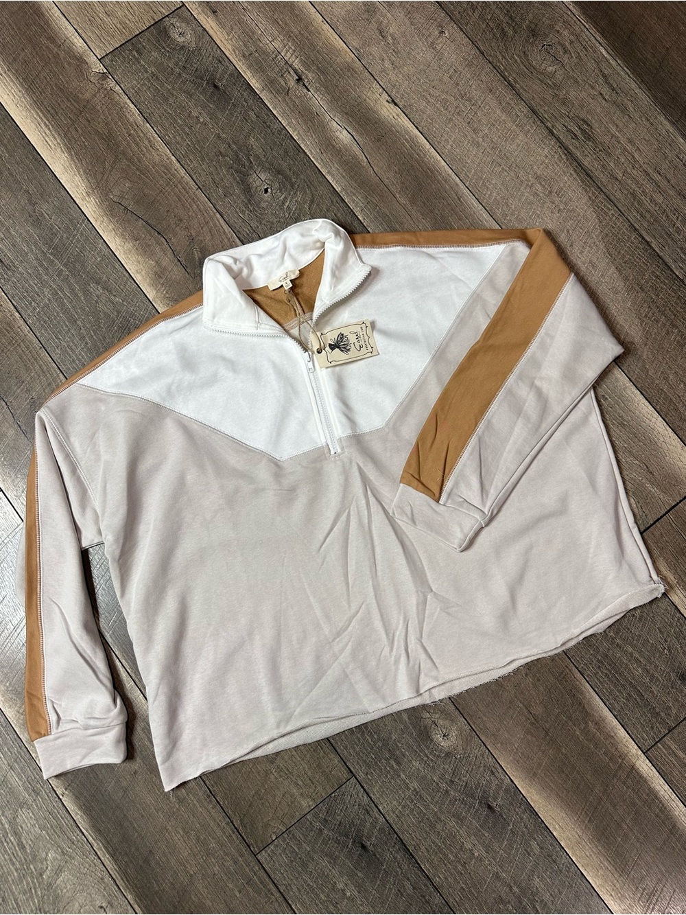 Easel 1/2 Zip Oversized Pullover